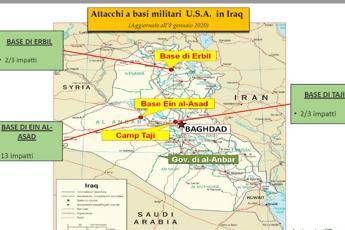 Attacco Iran, pioggia di missili: ecco dove