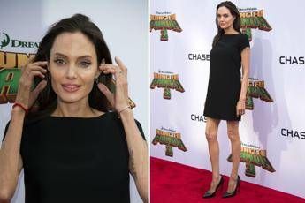 Angelina Jolie magrissima sul red carpet preoccupa la stampa Angelina Jolie magrissima sul red carpet preoccupa la stampa