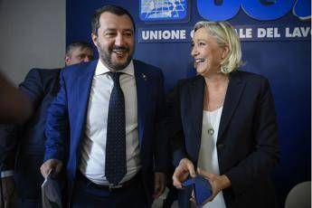 Le Pen: Con Salvini per invertire corso della storia Le Pen: Con Salvini per invertire corso della storia