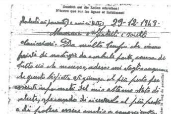 Mamma sto benone ma mandami da mangiare, lettera dal lager Mamma sto benone ma mandami da mangiare, lettera dal lager