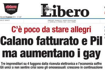 Polemica su titolo 'Libero', Crimi: Valutiamo blocco fondi Polemica su titolo 'Libero', Crimi: Valutiamo blocco fondi