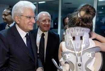 Mattarella incontra Noemi al San Paolo