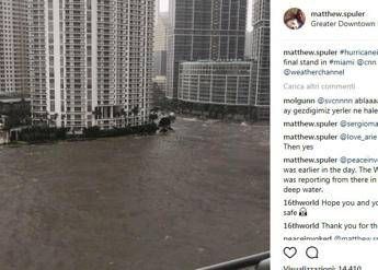 Irma a Miami, l'Oceano invade le strade Irma a Miami, l'Oceano invade le strade