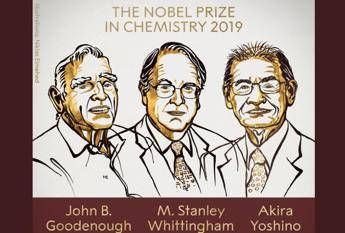 Nobel Chimica agli inventori delle batterie al litio Nobel Chimica agli inventori delle batterie al litio