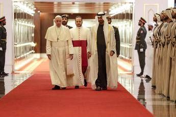 Francesco negli Emirati, la prima volta di un Papa Francesco negli Emirati, la prima volta di un Papa