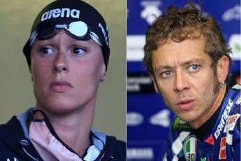 Covid, positivi Federica Pellegrini e Valentino Rossi Covid, positivi Federica Pellegrini e Valentino Rossi