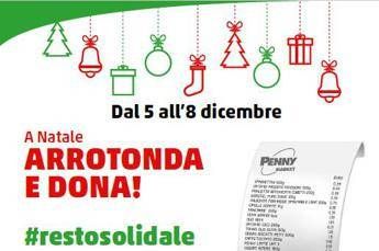 Penny Market, nuova campagna #RestoSolidale fino all'8 dicembre Penny Market, nuova campagna #RestoSolidale fino all'8 dicembre