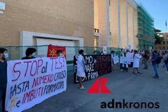 Test Medicina, proteste a La Sapienza