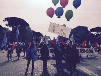 Pensionati in piazza a Roma: Cambiare la legge Fornero Pensionati in piazza a Roma: Cambiare la legge Fornero