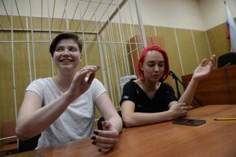 Pussy Riot in campo ai Mondiali: 15 giorni di carcere Pussy Riot in campo ai Mondiali: 15 giorni di carcere