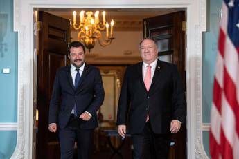 Salvini in Usa sfida l'Ue Salvini in Usa sfida l'Ue