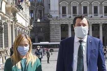 Sondaggio: Lega sotto 25%, balzo di FdI Sondaggio: Lega sotto 25%, balzo di FdI