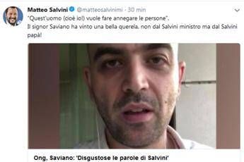 Salvini querela Saviano Salvini querela Saviano