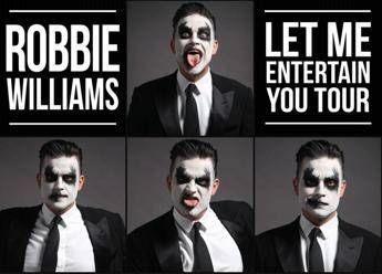 Robbie Williams dal vivo nella Capitale, il 7 luglio sarà al 'Rock in Roma' Robbie Williams dal vivo nella Capitale, il 7 luglio sarà al 'Rock in Roma'