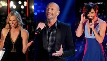 Biagio e Charlize Theron illuminano la seconda serata, Wurst sul palco nel finale Biagio e Charlize Theron illuminano la seconda serata, Wurst sul palco nel finale
