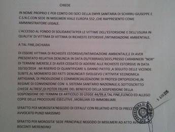 Imprenditore palermitano 'salvato' da fondo vittime estorsione e usura Imprenditore palermitano 'salvato' da fondo vittime estorsione e usura