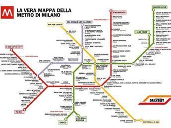 Scende a 'Matalo Pedro'? Ecco la nuova mappa della metro di Milano /Guarda Scende a 'Matalo Pedro'? Ecco la nuova mappa della metro di Milano /Guarda