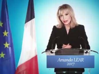 Amanda Lear in corsa per l'Eliseo, ...ma è solo uno spot /Video Amanda Lear in corsa per l'Eliseo, ...ma è solo uno spot /Video