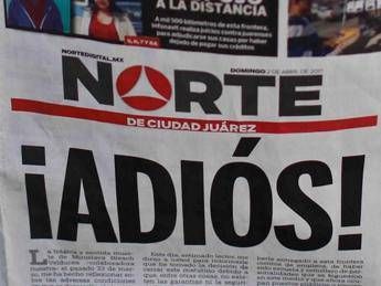 Troppo pericoloso fare il giornalista in Messico, quotidiano 'Norte' chiude Troppo pericoloso fare il giornalista in Messico, quotidiano 'Norte' chiude