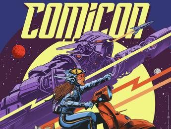 Francesco Francavilla firma il manifesto di Comicon 2019 Francesco Francavilla firma il manifesto di Comicon 2019