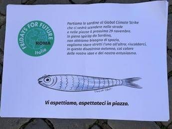 Fridays for Future Roma: cari amici sardine vi aspettiamo in piazza il 29 Fridays for Future Roma: cari amici sardine vi aspettiamo in piazza il 29