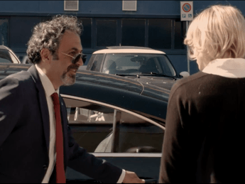 Il rapimento di Maria De Filippi nel film 'Nemici' di Vallone Il rapimento di Maria De Filippi nel film 'Nemici' di Vallone