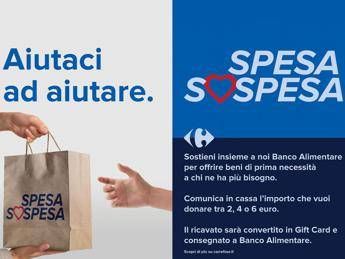 Coronavirus, Carrefour Italia lancia il progetto 'Spesa SOSpesa' Coronavirus, Carrefour Italia lancia il progetto 'Spesa SOSpesa'