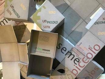 Da Accademia belle Arti Frosinone e Otovision scatole d'arte con buoni spesa Da Accademia belle Arti Frosinone e Otovision scatole d'arte con buoni spesa