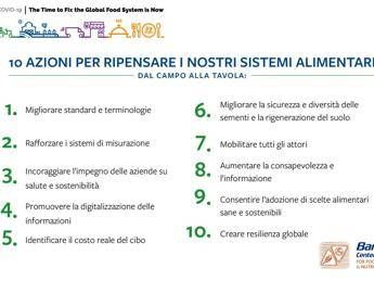 10 Azioni dal campo alla tavola, per sistemi alimentari equi e sostenibili 10 Azioni dal campo alla tavola, per sistemi alimentari equi e sostenibili