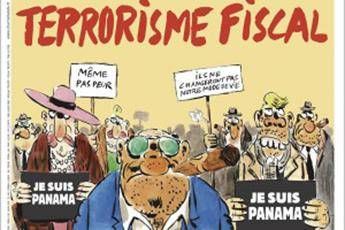 Panama Papers e 'terrorismo fiscale' in copertina su Charlie Hebdo: Je suis Panama /Guarda Panama Papers e 'terrorismo fiscale' in copertina su Charlie Hebdo: Je suis Panama /Guarda