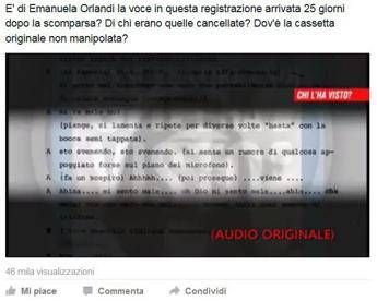 'Chi l'ha visto' e l'audio choc: E' la voce di Emanuela Orlandi? /Ascolta 'Chi l'ha visto' e l'audio choc: E' la voce di Emanuela Orlandi? /Ascolta