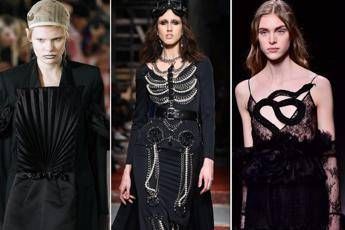 Catene, piume e pizzo nero: i look delle passerelle da copiare per Halloween Catene, piume e pizzo nero: i look delle passerelle da copiare per Halloween
