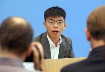 Hong Kong, Joshua Wong: Italia ci aiuti Hong Kong, Joshua Wong: Italia ci aiuti
