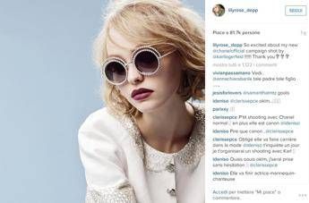 La figlia 16enne di Johnny Depp e Vanessa Paradis è il nuovo volto di Chanel La figlia 16enne di Johnny Depp e Vanessa Paradis è il nuovo volto di Chanel