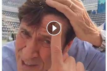 Morandi e quello sportello nel bagno: Che botta! Rintontito ma sto bene /Video Morandi e quello sportello nel bagno: Che botta! Rintontito ma sto bene /Video