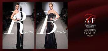Renato balestra sfila a Singapore per gala Asian Couture Federation Renato balestra sfila a Singapore per gala Asian Couture Federation