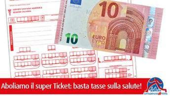 Abolire il superticket da 10 euro, al via raccolta firme e petizione online Abolire il superticket da 10 euro, al via raccolta firme e petizione online