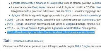 Maturità, annota l'orale fra gli eventi Wikipedia: chi è Donato? Cerchiamolo! Maturità, annota l'orale fra gli eventi Wikipedia: chi è Donato? Cerchiamolo!